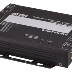 商品画像:DisplayPort & HDMI & VGA HDBaseTトランスミッター(POH、4K対応) VE3912T/ATEN