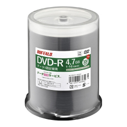 商品画像:光学メディア DVD-R PCデータ用 法人チャネル向け 100枚+5枚 RO-DR47D-105PWZ
