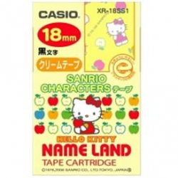 商品画像:ネームランドテープ(18mm/ハローキティ(りんご)/5.5m) XR-18SS1