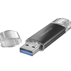 商品画像:USB-A&USB-C 搭載USBメモリー(USB 3.2 Gen 1)16GB ブラック U3C-STD16G/K