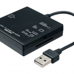 商品画像:USB2.0 カードリーダー ADR-ML23BKN