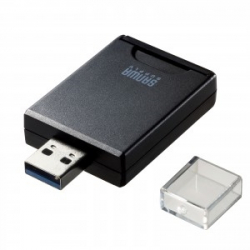 商品画像:UHS-II対応SDカードリーダー(USB Aコネクタ) ADR-3SD4BK