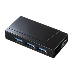 商品画像:USB3.2 Gen1 4ポートハブ(4ポート・バスパワー) USB-3H417BKN