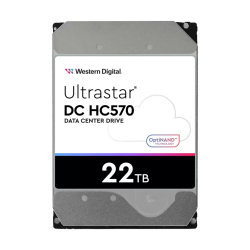 商品画像:WD Ultrastar DC HC570 3.5インチ内蔵HDD 22TB SATA 6Gb/s 7200rpm 512MB WUH722222ALE6L4