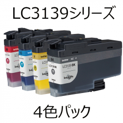 <123market><ブラザー純正>大容量インクカートリッジLC3139 4色パック 123B015