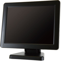 商品画像:9.7インチ スクエア 液晶ディスプレイ(1024x768/HDMI/DVI/VGA/スピーカー/LED/IPSパネル/業務用/ブラック) LCD97