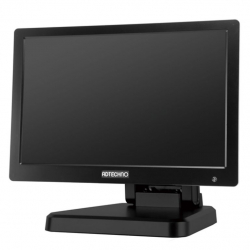 商品画像:7インチ ワイド 液晶ディスプレイ(1280x800/HDMI/DVI/VGA/スピーカー/IPSパネル/業務用/ブラック) LCD7620