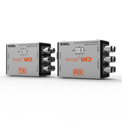 商品画像:4K UHD対応3G-SDI6系統伝送光延長器 UHD_QOTR