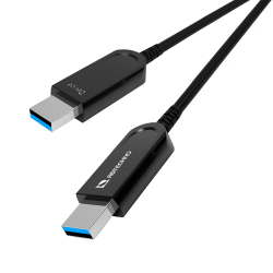 商品画像:10Gbps対応光ファイバ USBケーブル A-A 5m AUN-1M2-005