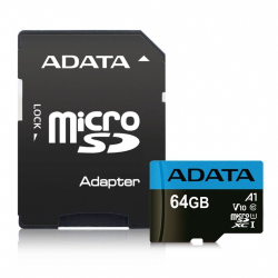 商品画像:A1規格対応 microSDXCカード UHS-I U1 Class10 V10(R85/R25) 64GB アダプタ同梱 AUSDX64GUICL10A1-RA1