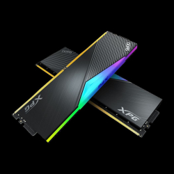 商品画像:DDR5 XPG LANCER RGB U-DIMM(6400)16GBx2 1.4V Dual Color Box BLACK AX5U6400C3216G-DCLARBK