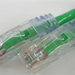 商品画像:CAT6ケーブル 両端RJ45 単線 ストレート結線 20m (緑) C6S-SO-GN-20