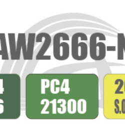 商品画像:増設メモリボード AW2666-N4G