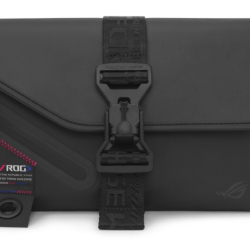 商品画像:ROG SLASH Sling Bag/BC3003/ブラック/幅290mmx奥行き202mmx高さ60mm/本体素材300D リップストップコーティング/約3L/約530g/脱着式ストラップ、ダストバッグ ROG_SLASH_BC3003