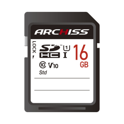 商品画像:<ARCHISS>SDHC Card 16GB UHS-1 Class10 AS-016GSD-SU1