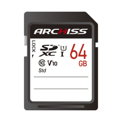 商品画像:<ARCHISS>SDXC Card 64GB UHS-1 Class10 AS-064GSD-SU1