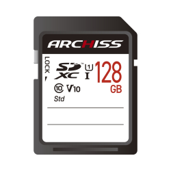 商品画像:<ARCHISS>SDXC Card 128GB UHS-1 Class10 AS-128GSD-SU1