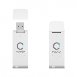 商品画像:USB接続トークン型非接触式NFCリーダライタ CIR315C-01