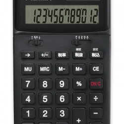 商品画像:ビジネスカラー電卓 Lブラック C1235BK