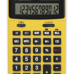 商品画像:ビジネスカラー電卓 Lイエロー C1235Y