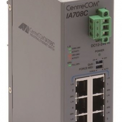 商品画像:CentreCOM IA708C-Z1 [産業用スイッチ、10/100BASE-TXx8(デリバリースタンダード保守1年付)] 0808RZ1