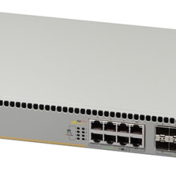 商品画像:AT-x550-18XSPQm-N5アカデミック[1000/2.5G/5G/10GBASE-Tx8(PoE-OUT)、SFP/SFP+スロットx8、QSFP+スロットx2(デリバリースタンダード保守5年付)] 3679RN5