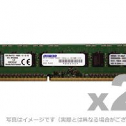 商品画像:Mac用 PC3-14900 (DDR3-1866) 240Pin UnbufferedDIMMwithECC 8GB 2枚組 6年保証 ADM14900D-E8GW