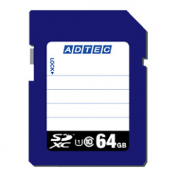 商品画像:SDXCメモリーカード 64GB UHS-I Class10 AD-SDTX64G/U1