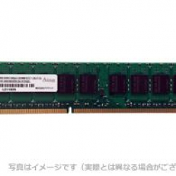 商品画像:DOS/V用 PC3-12800 (DDR3-1600) 240Pin UnbufferedDIMMwithECC 4GB 省電力 6年保証 ADS12800D-HE4G
