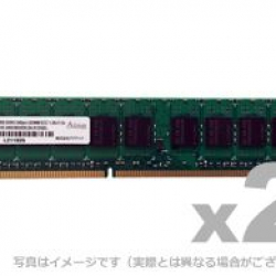 商品画像:DOS/V用 PC3-12800 (DDR3-1600) 240Pin UnbufferedDIMMwithECC 4GB 省電力 2枚組 6年保証 ADS12800D-HE4GW