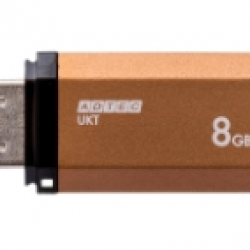 商品画像:USBフラッシュメモリ UKT USB2.0 8GB ゴールド AD-UKTSG8G-U2