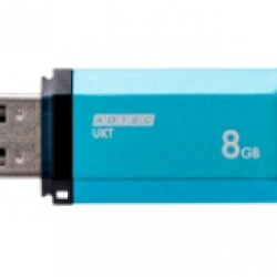 商品画像:USBフラッシュメモリ UKT USB2.0 8GB ブルー AD-UKTSL8G-U2