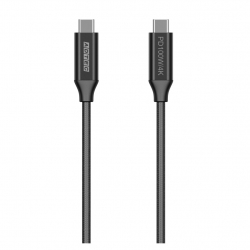 商品画像:USB Type-C to C ケーブル(4K・100W出力/10Gbps/1.0m)ホワイト APC-V1010CC-4KU3G2-W