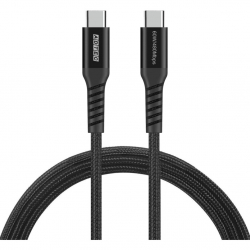 商品画像:USB Type-C to C ケーブル(60W出力/480Mbps/1.0m)ブラック APC-V1006CC-U2-BK