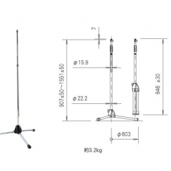 商品画像:マイクスタンド AT8653S