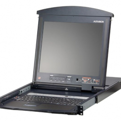 商品画像:17インチLCD搭載8ポートカテゴリ5KVMドロワー ロングレール(3年保証) KL1508AMJJL-3/ATEN