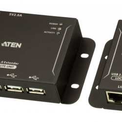 商品画像:4ポートUSB2.0 Cat5 エクステンダー(最大50m延長) UCE3250/ATEN