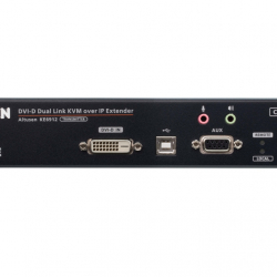 商品画像:デュアルリンクDVI-D IP-KVMトランスミッター(2K、PoE対応) KE6912T/ATEN