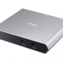 商品画像:2ポート USB-C Gen 1ドッキングスイッチ(電源パススルー対応) US3310/ATEN