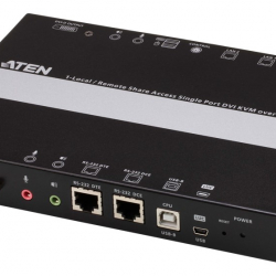 商品画像:1ローカル/リモートアクセス共有1ポートDVI KVM over IP CN9600/ATEN