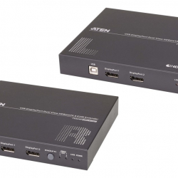 商品画像:USB DisplayPort KVMエクステンダー(デュアルディスプレイ&HDBaseT 2.0対応) CE924/ATEN