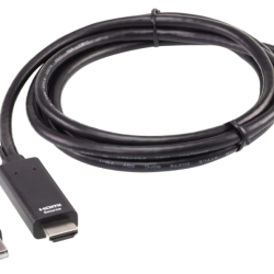 商品画像:True 4K 1.8M HDMI to DisplayPort ケーブル 2L-7D02HDP/ATEN