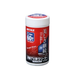 商品画像:液晶TV専用ウェットクリーナー ボトルタイプ Mサイズ 60枚 BSTV03CW60