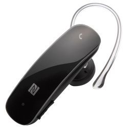 商品画像:Bluetooth4.0対応 ヘッドセット NFC対応モデル ブラック BSHSBE33BK