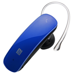 商品画像:Bluetooth4.0対応 ヘッドセット NFC対応モデル ブルー BSHSBE33BL