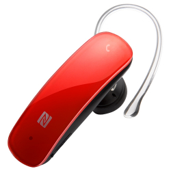 商品画像:Bluetooth4.0対応 ヘッドセット NFC対応モデル レッド BSHSBE33RD