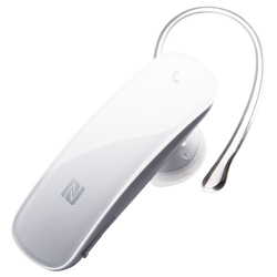 商品画像:Bluetooth4.0対応 ヘッドセット NFC対応モデル ホワイト BSHSBE33WH