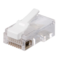 商品画像:ツメの折れない RJ45 LANコネクター カテゴリー5e対応 10個入り ETPCRJ45ET10