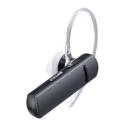 商品画像:Bluetooth4.0対応 片耳ヘッドセット ブラック BSHSBE200BK