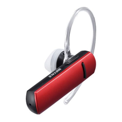 商品画像:Bluetooth4.0対応 片耳ヘッドセット レッド BSHSBE200RD